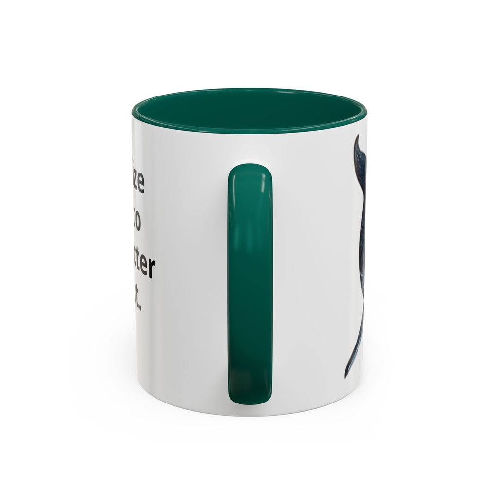Leo the Blue Whale | Personalized Accent Coffee Mug 11oz or 15oz