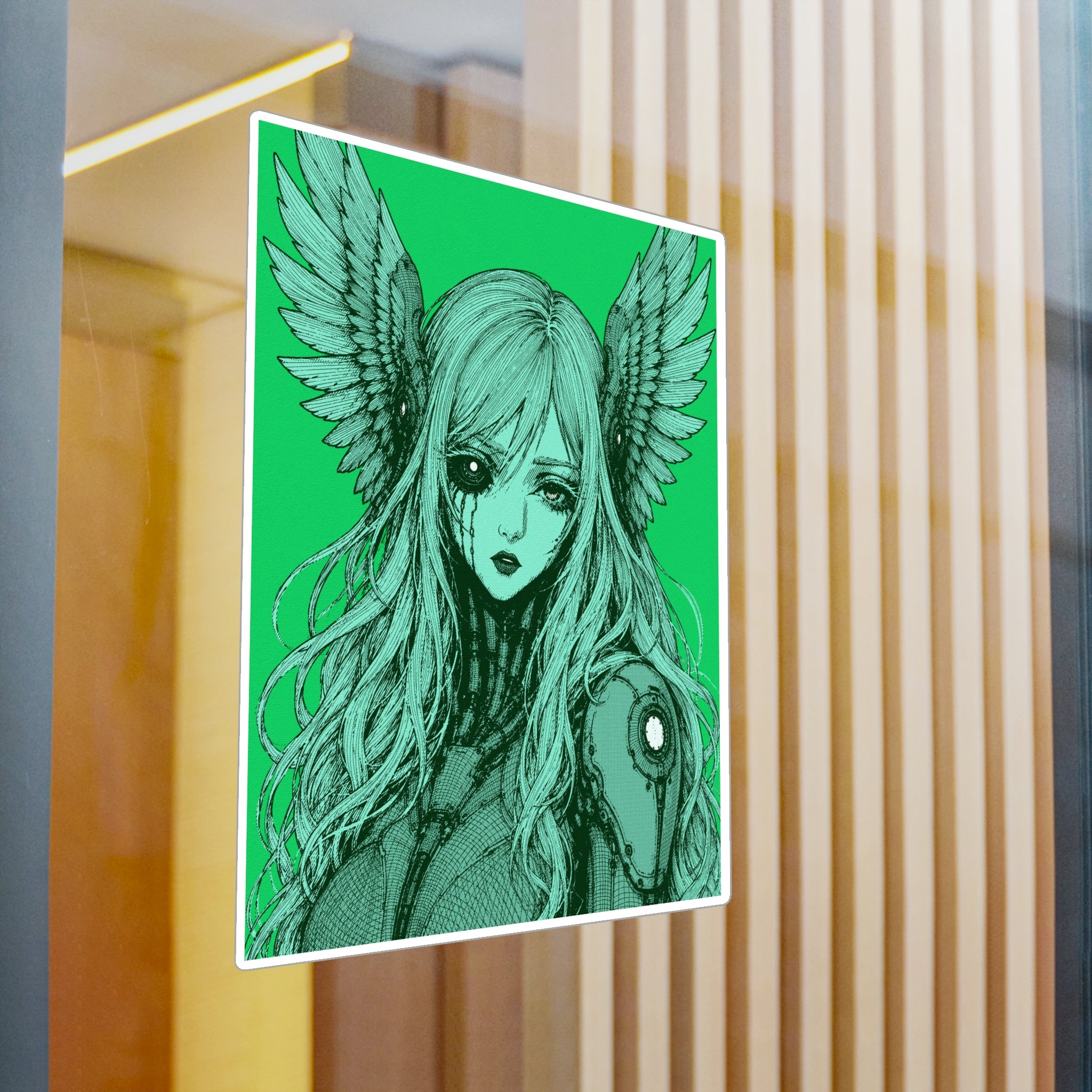 Anna Aguiar "Angel Cyborg ll" - Premium Vinyl Sticker
