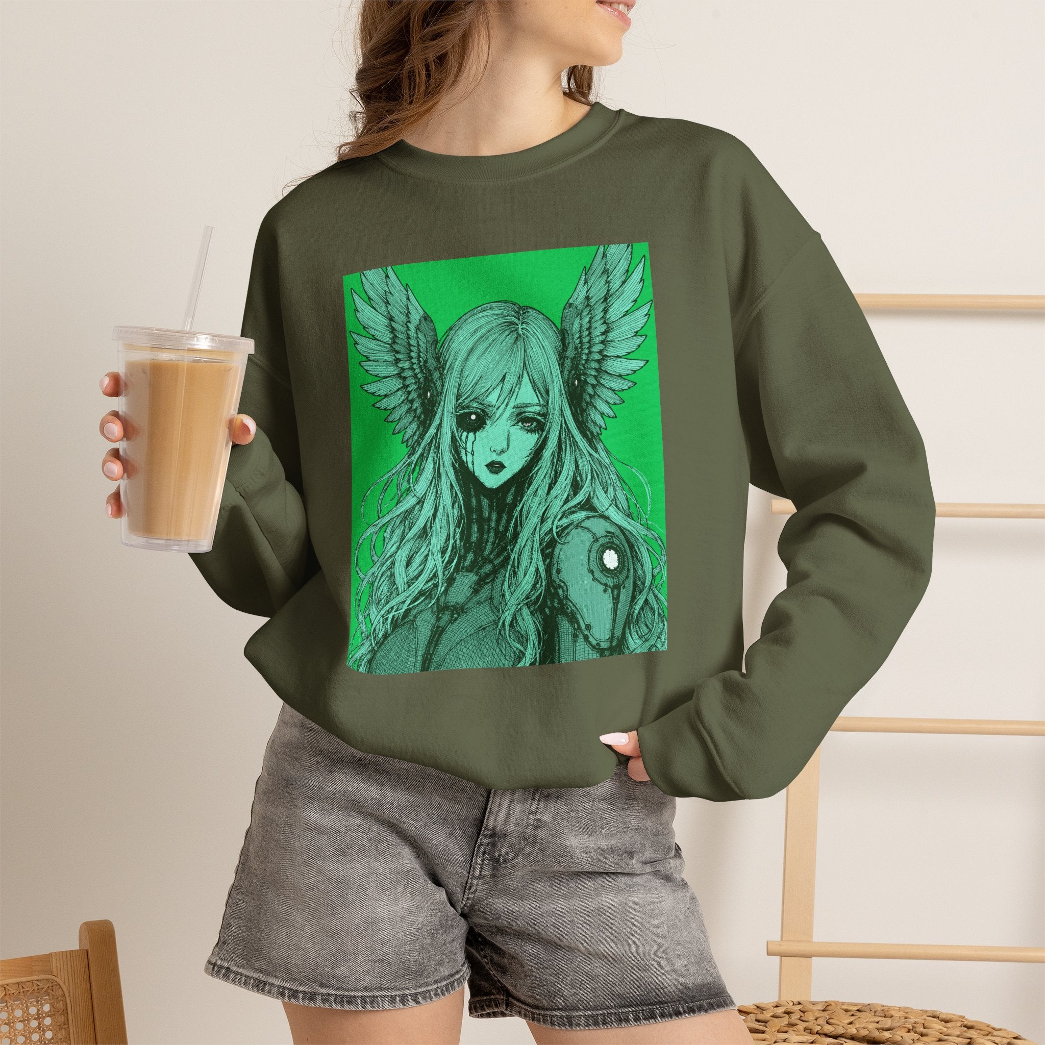 Angel Cyborg II | SPKTR Graphic Sweatshirt