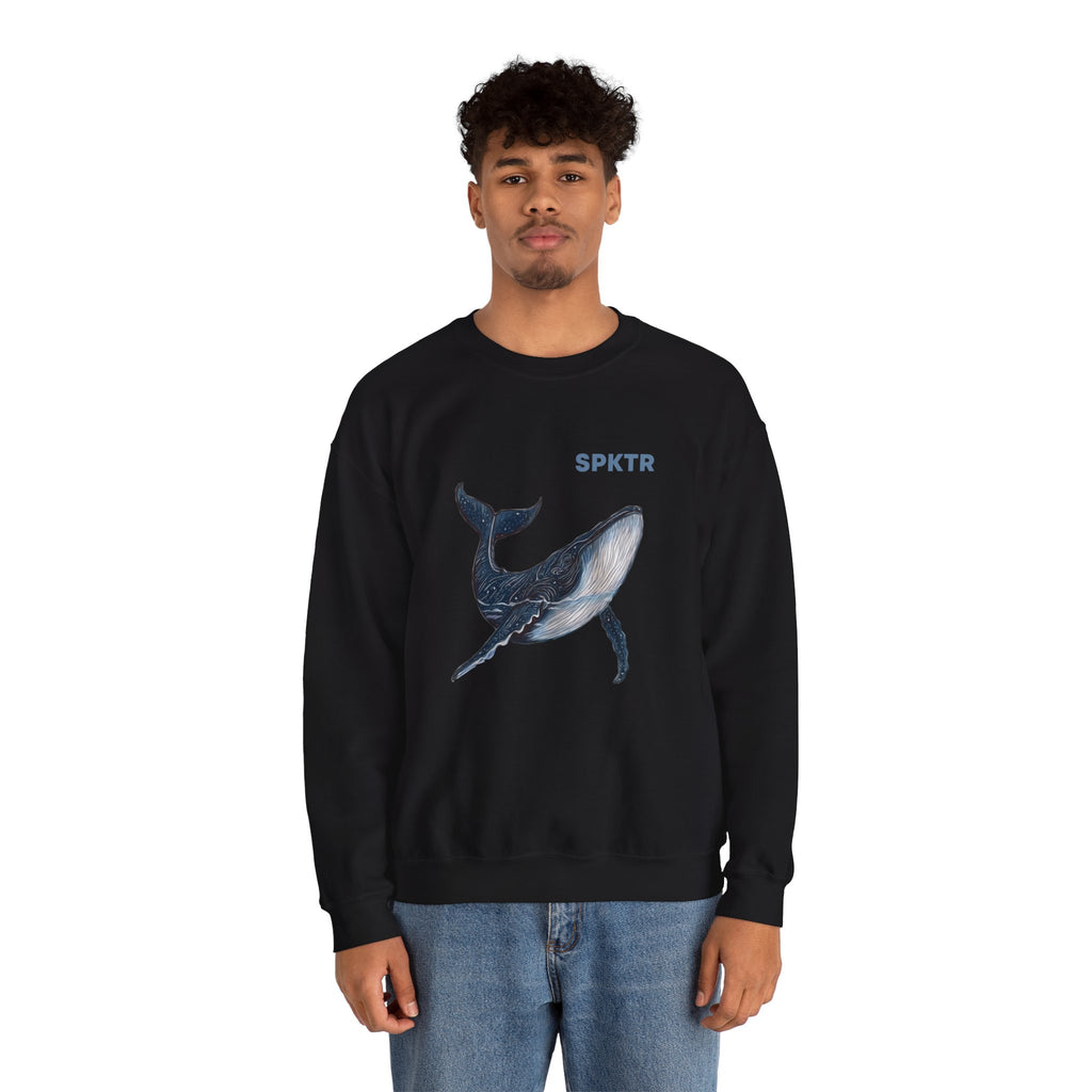 Leo the Blue Whale | SPKTR Graphic Sweatshirt
