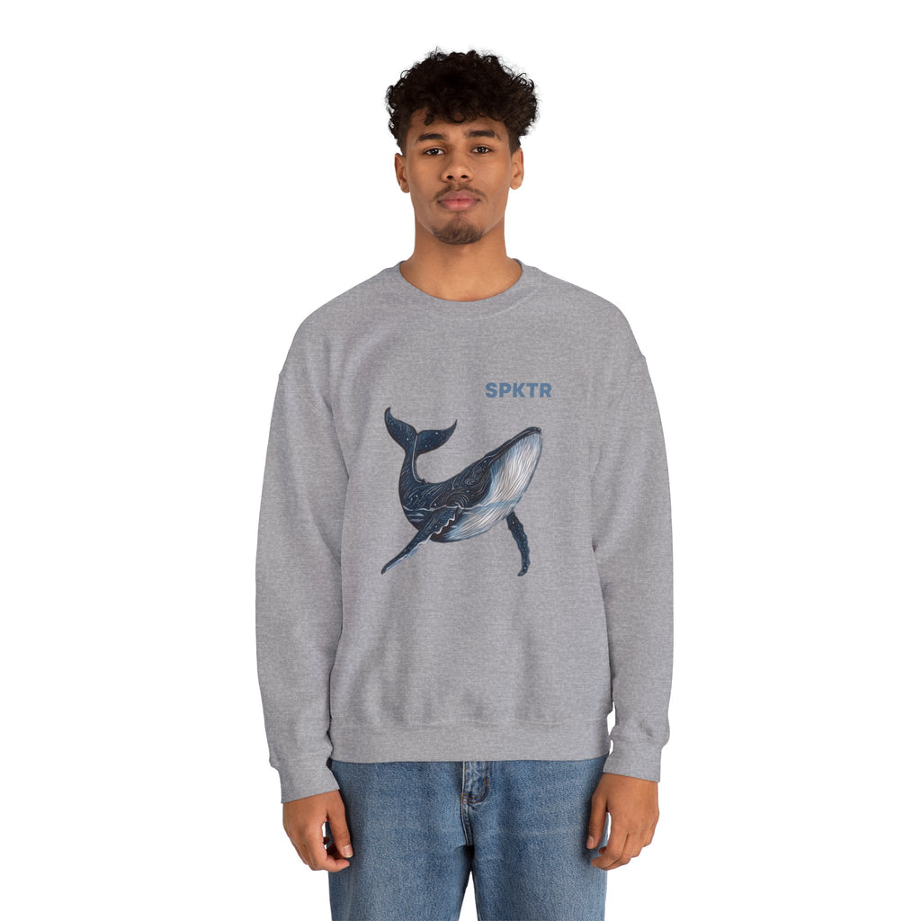 Leo the Blue Whale | SPKTR Graphic Sweatshirt