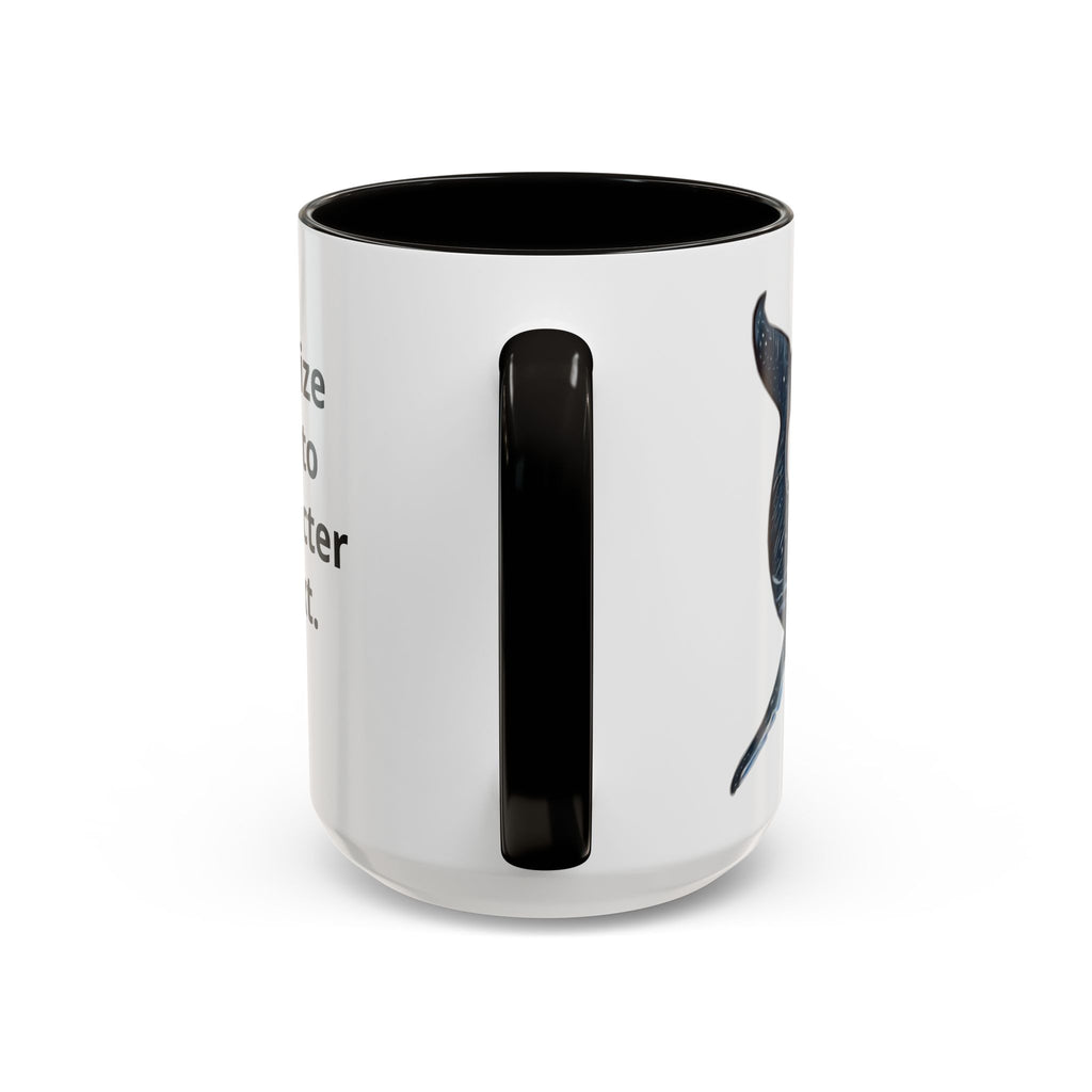 Leo the Blue Whale | Personalized Accent Coffee Mug 11oz or 15oz