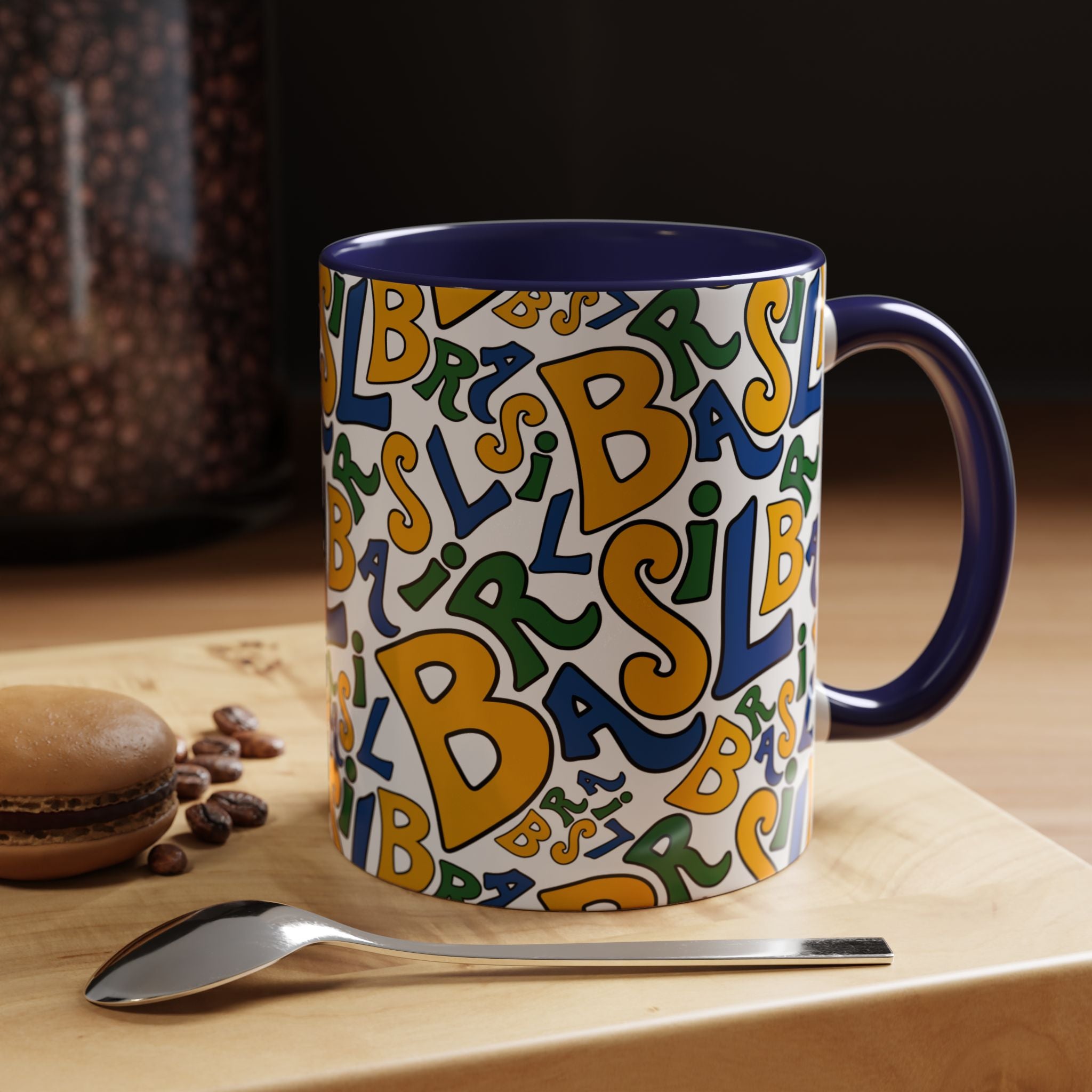 Brasil Typography | Accent Coffee Mug 11oz or 15oz