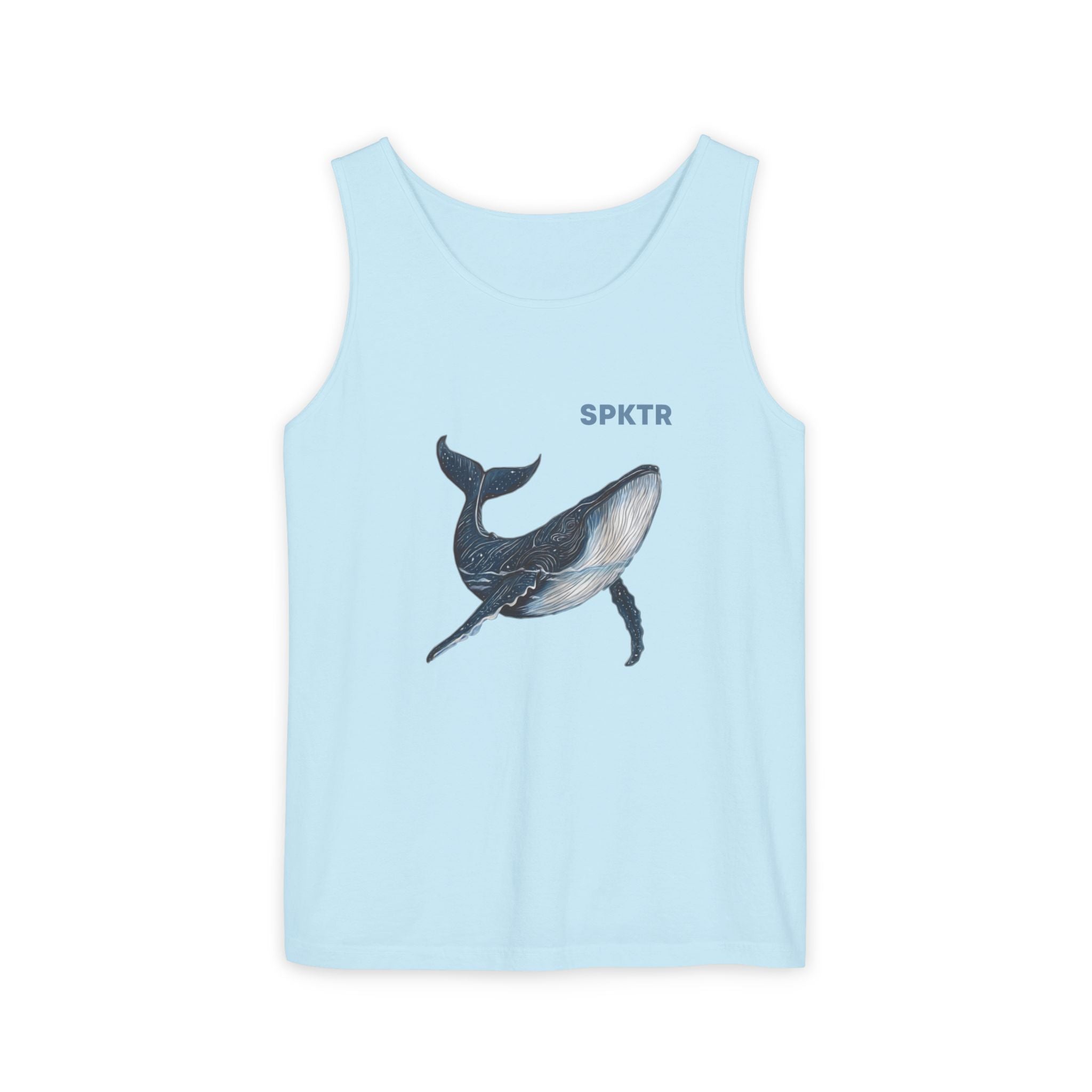 Leo the Blue Whale | SPKTR Graphic Tank Top