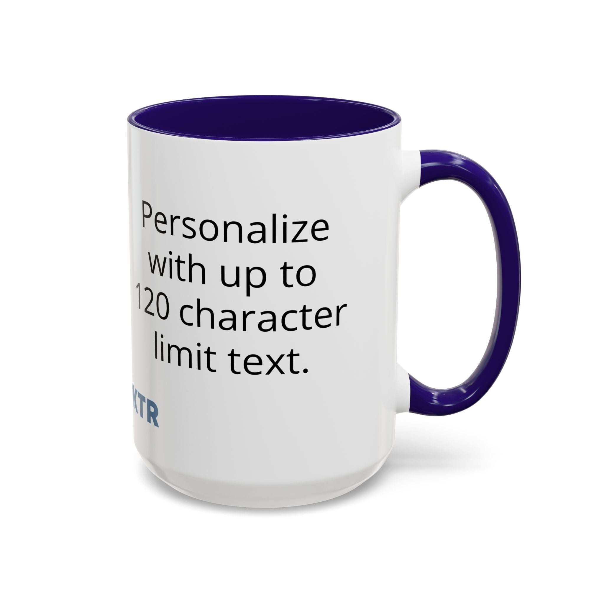 Leo the Blue Whale | Personalized Accent Coffee Mug 11oz or 15oz