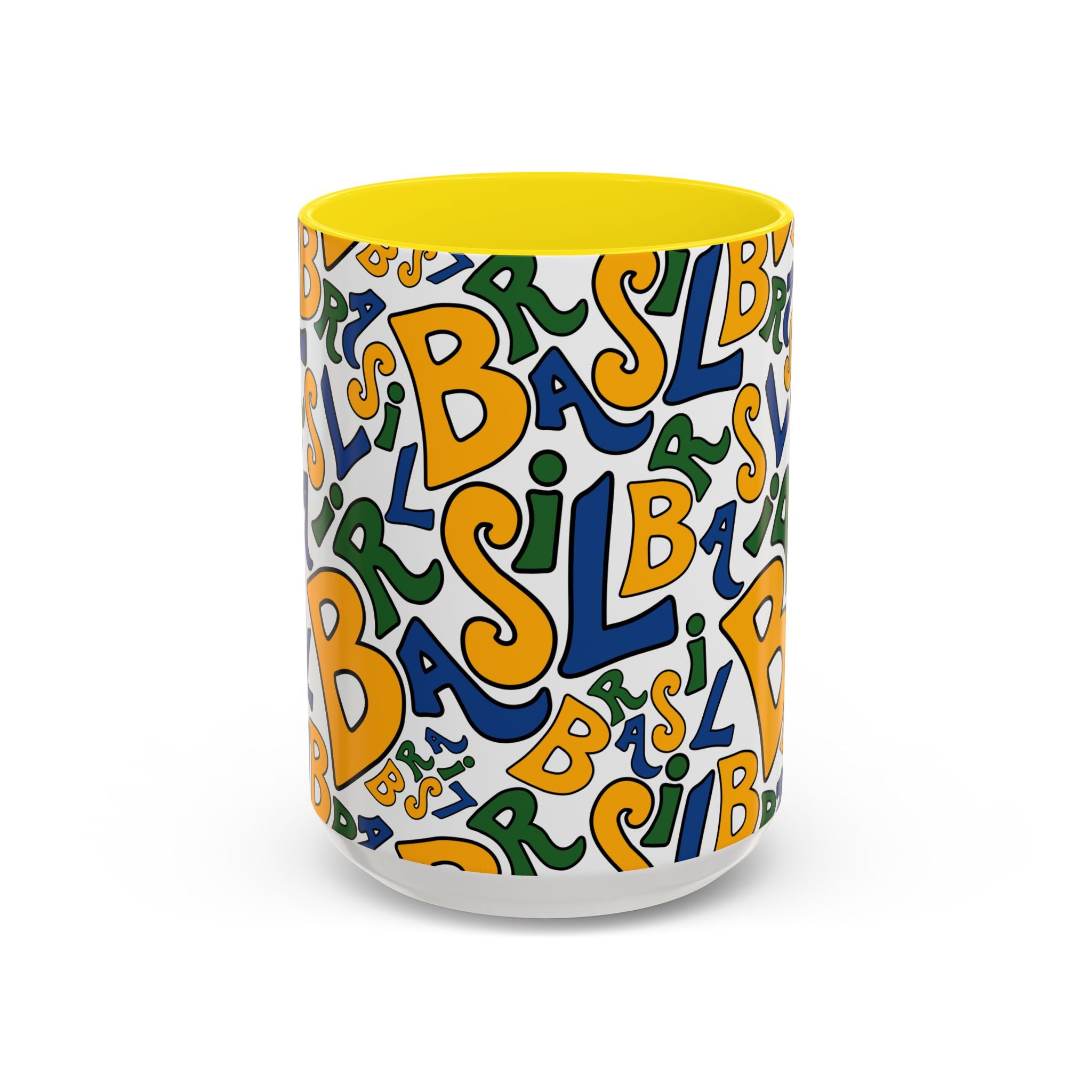 Brasil Typography | Accent Coffee Mug 11oz or 15oz