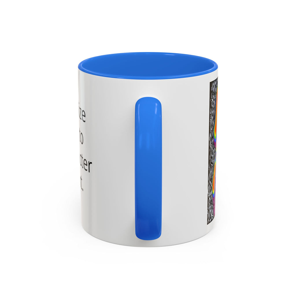 "Mulher, Um Universo" | Personalized Accent Coffee Mug 11oz or 15oz