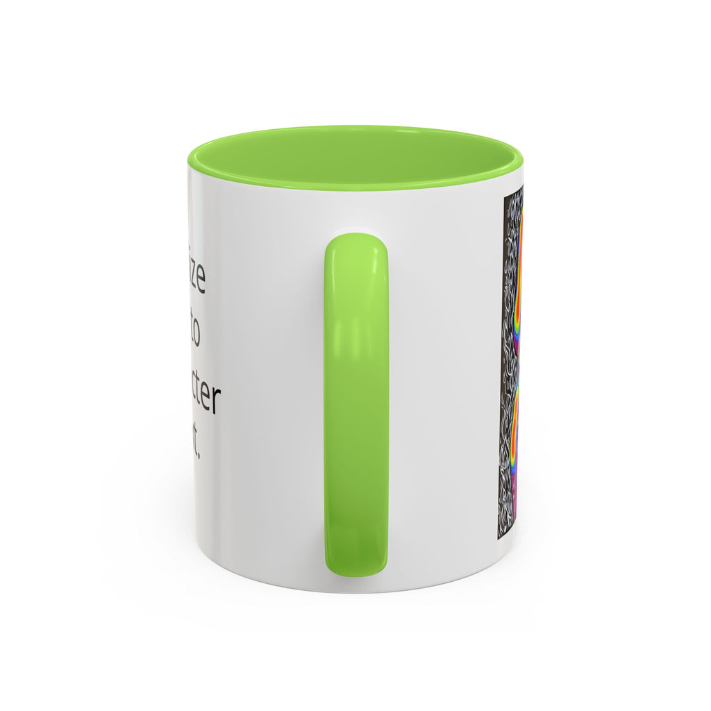 "Mulher, Um Universo" | Personalized Accent Coffee Mug 11oz or 15oz