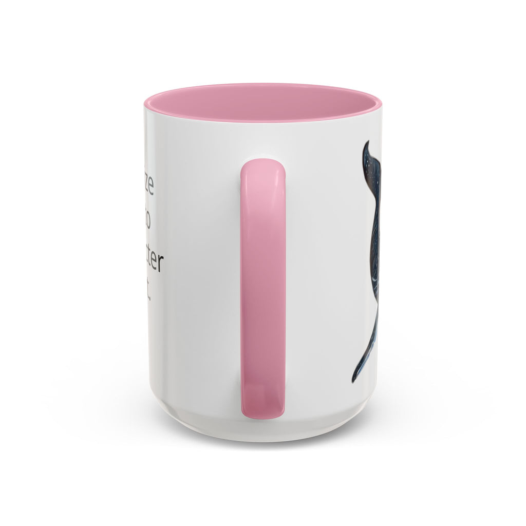 Leo the Blue Whale | Personalized Accent Coffee Mug 11oz or 15oz