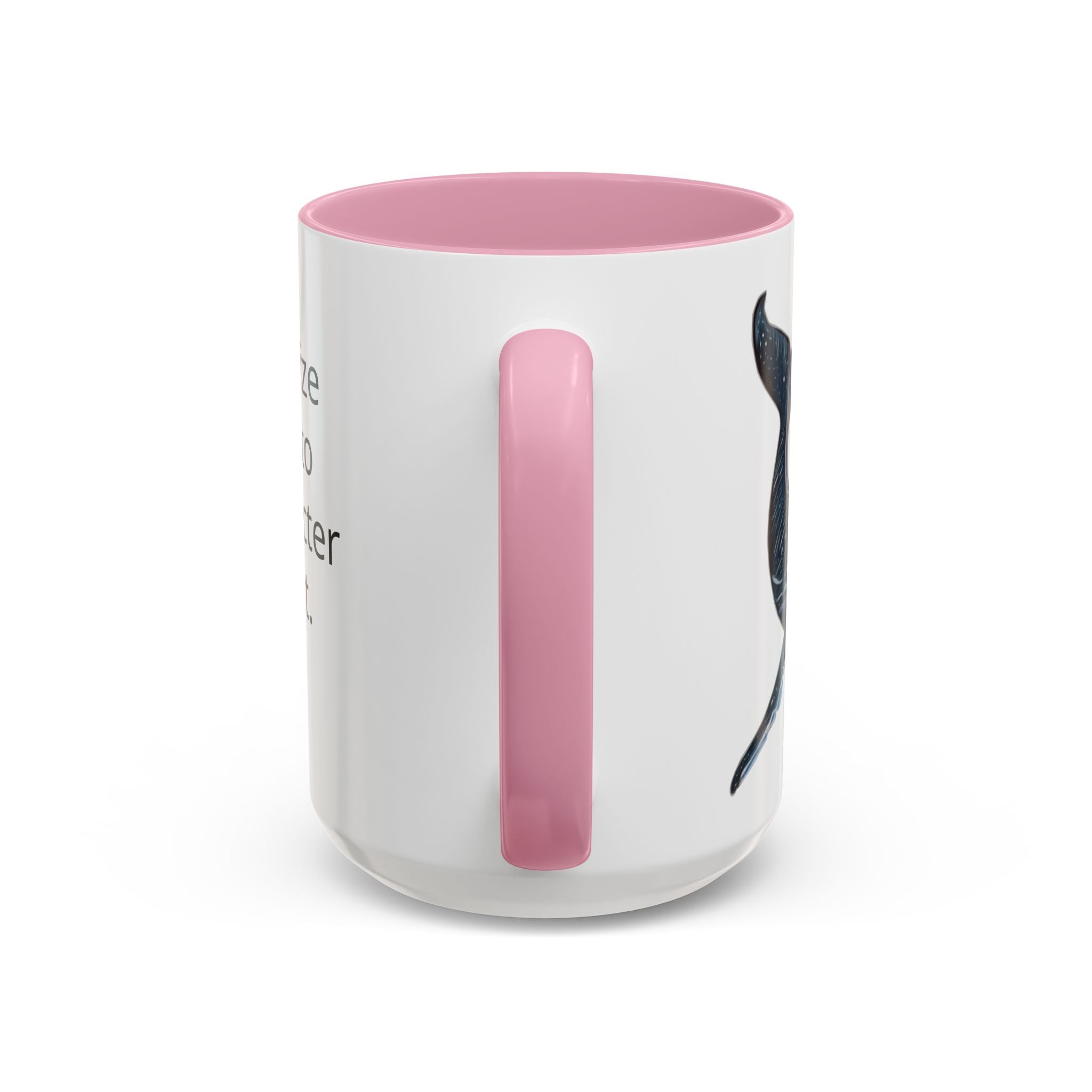 Leo the Blue Whale | Personalized Accent Coffee Mug 11oz or 15oz