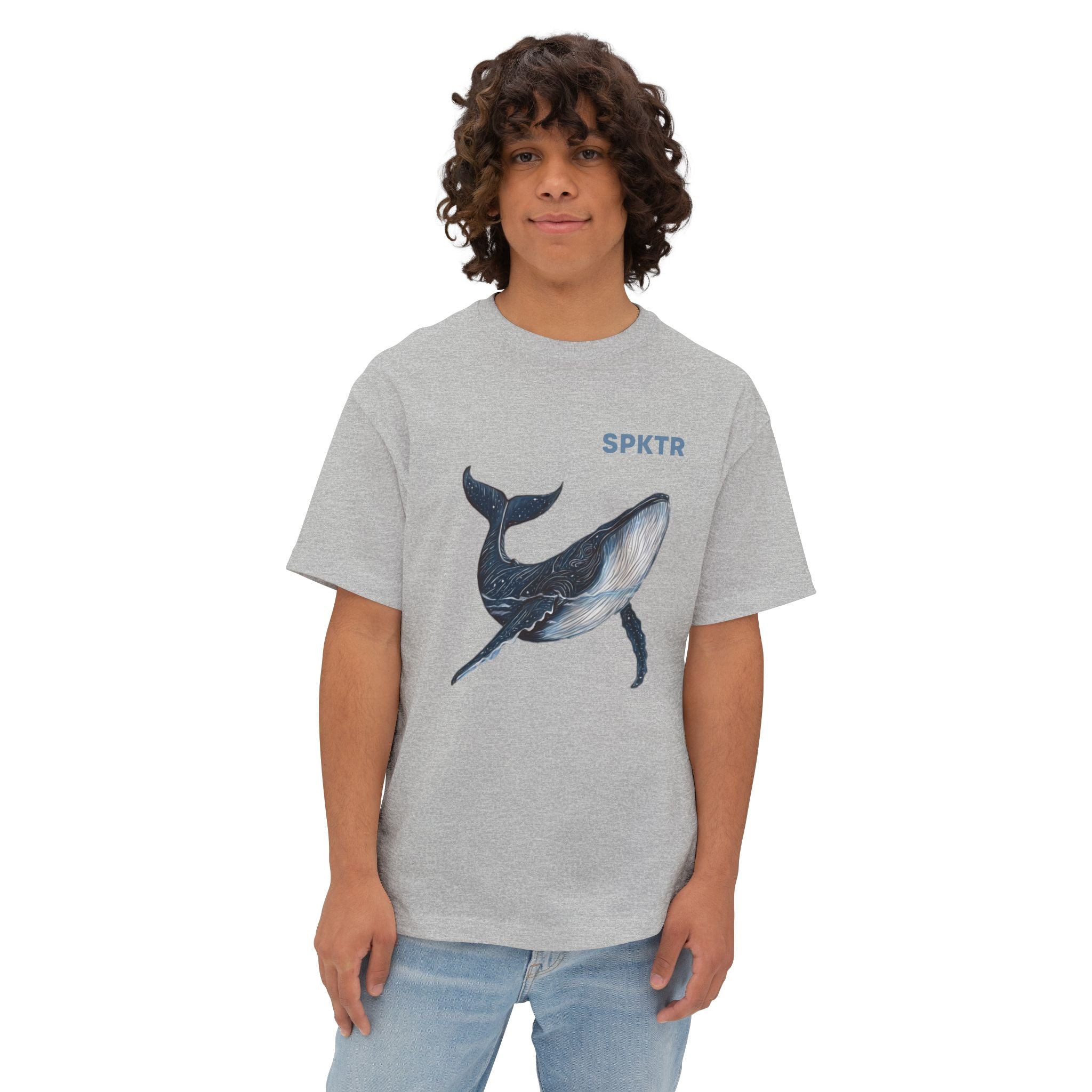 Leo the Blue Whale | SPKTR Oversized Shirt