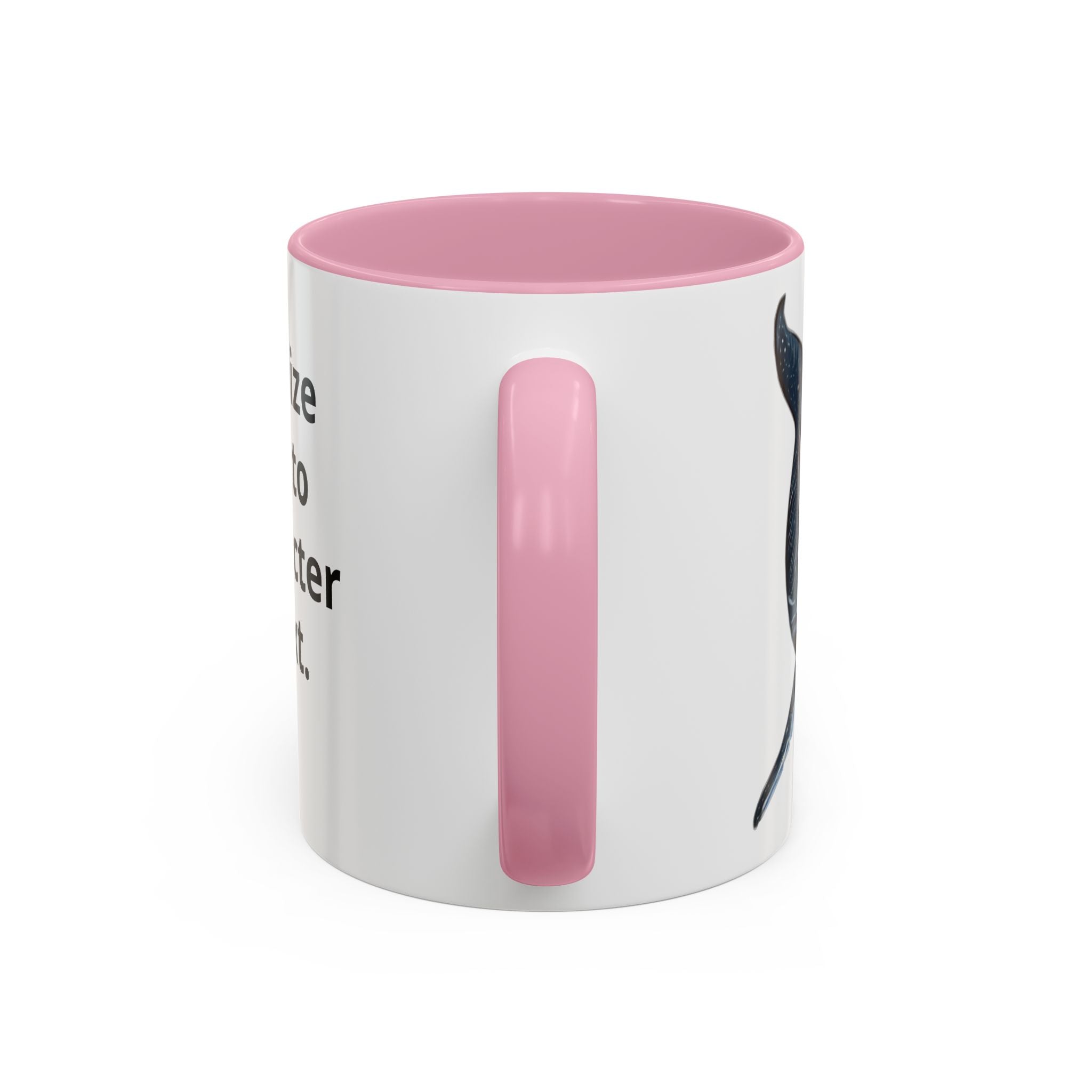 Leo the Blue Whale | Personalized Accent Coffee Mug 11oz or 15oz