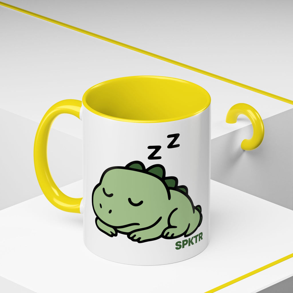 Sleepy Teeny-Rex | Accent Coffee Mug 11oz or 15oz
