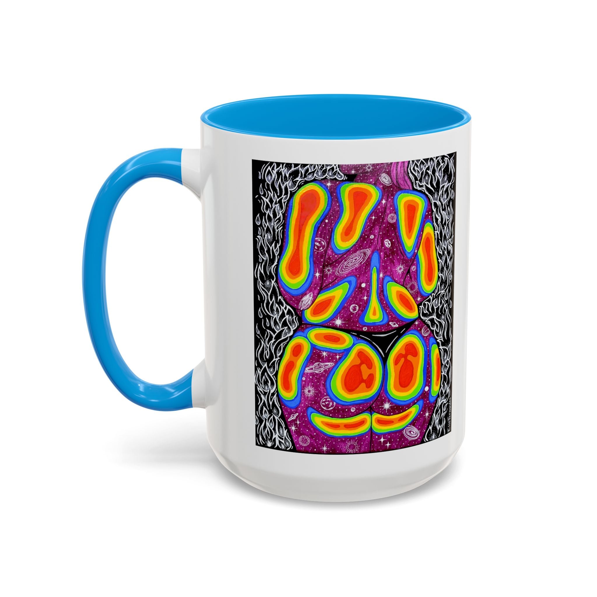 "Mulher, Um Universo" | Personalized Accent Coffee Mug 11oz or 15oz