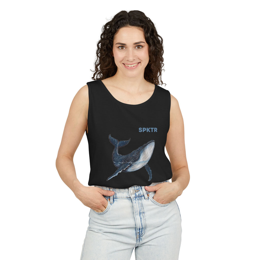 Leo the Blue Whale | SPKTR Graphic Tank Top