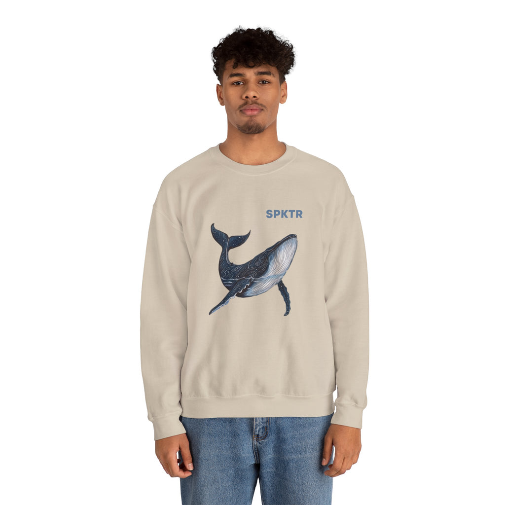 Leo the Blue Whale | SPKTR Graphic Sweatshirt