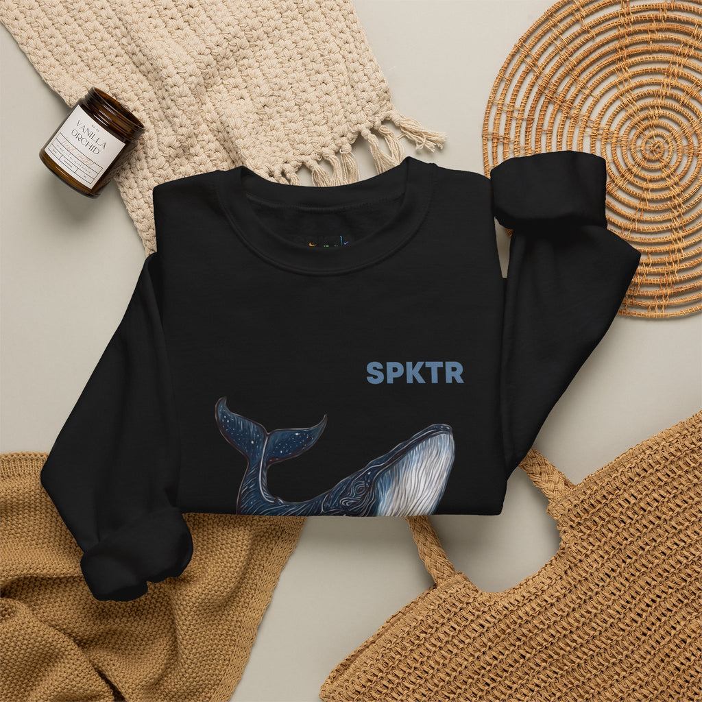 Leo the Blue Whale | SPKTR Graphic Sweatshirt