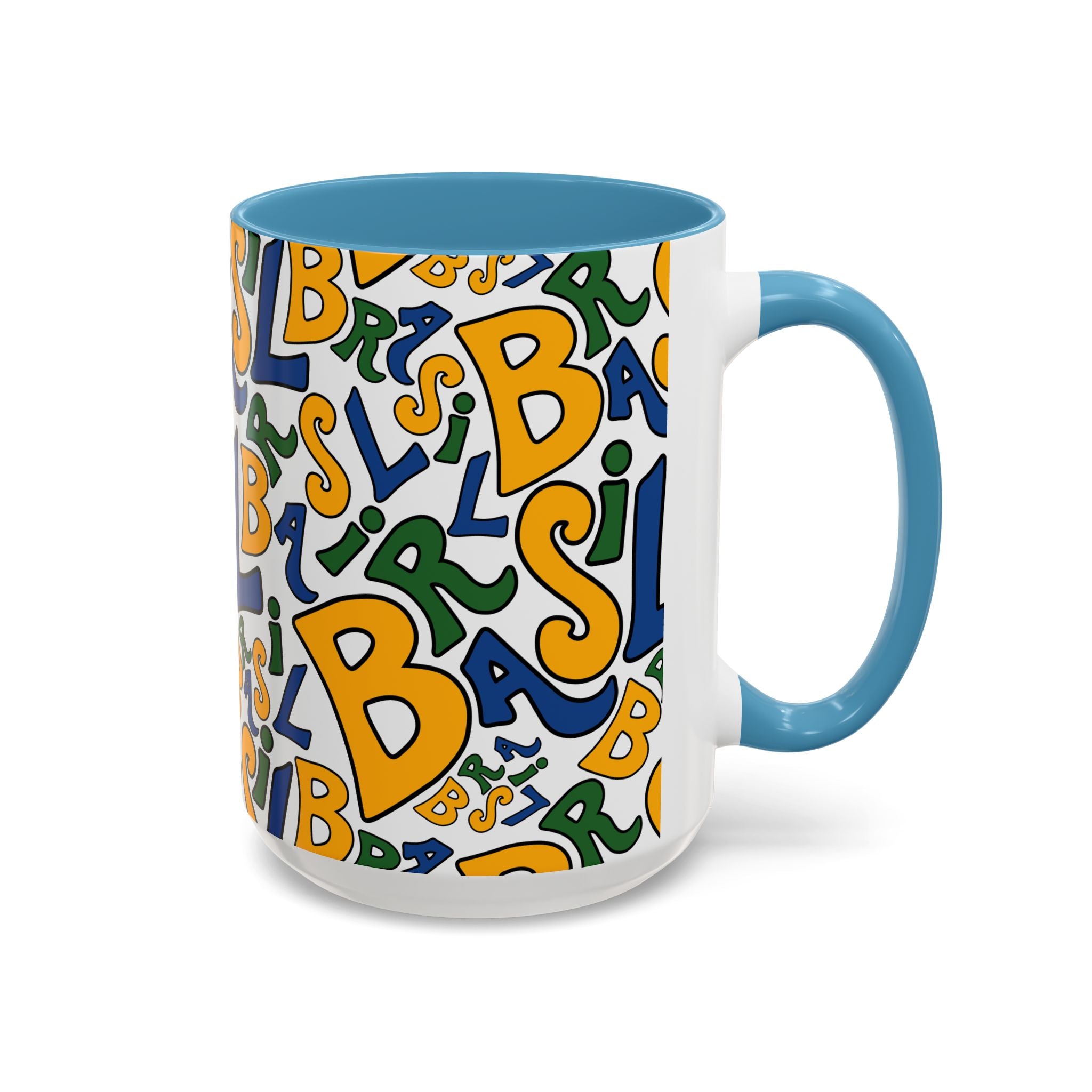 Brasil Typography | Accent Coffee Mug 11oz or 15oz