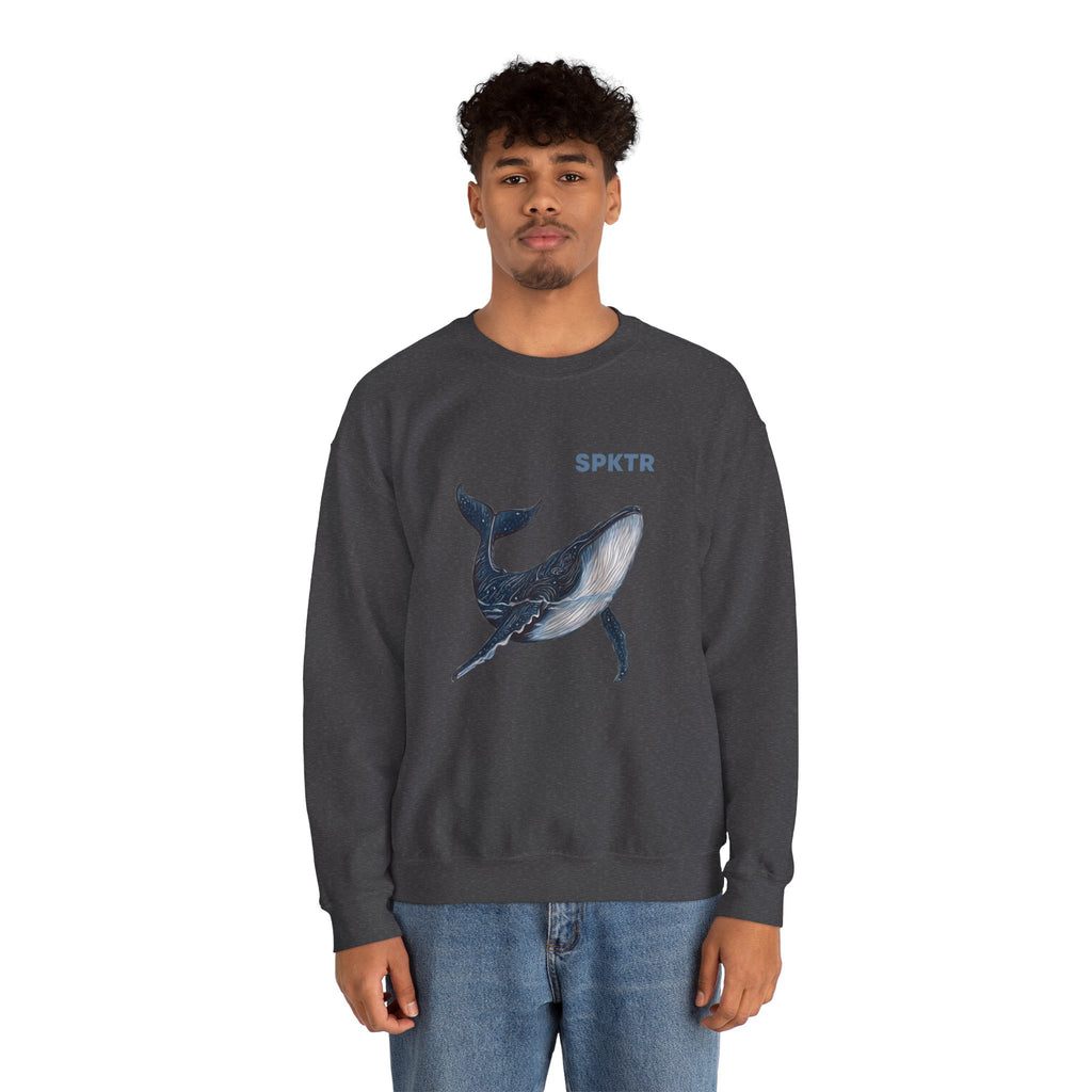 Leo the Blue Whale | SPKTR Graphic Sweatshirt