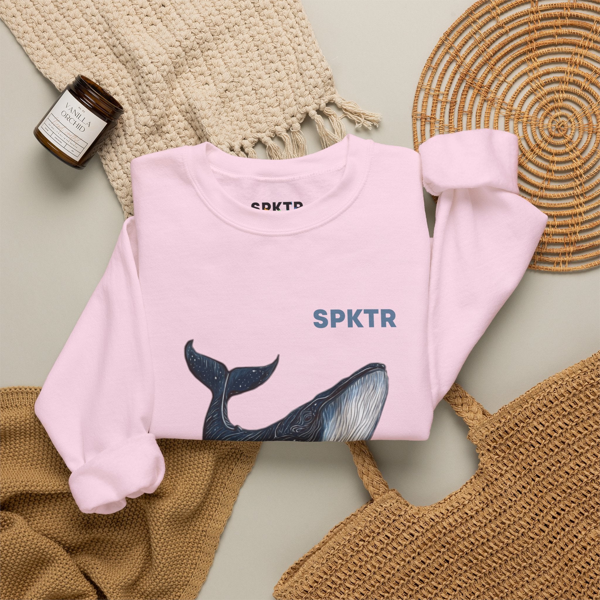 Leo the Blue Whale | SPKTR Graphic Sweatshirt