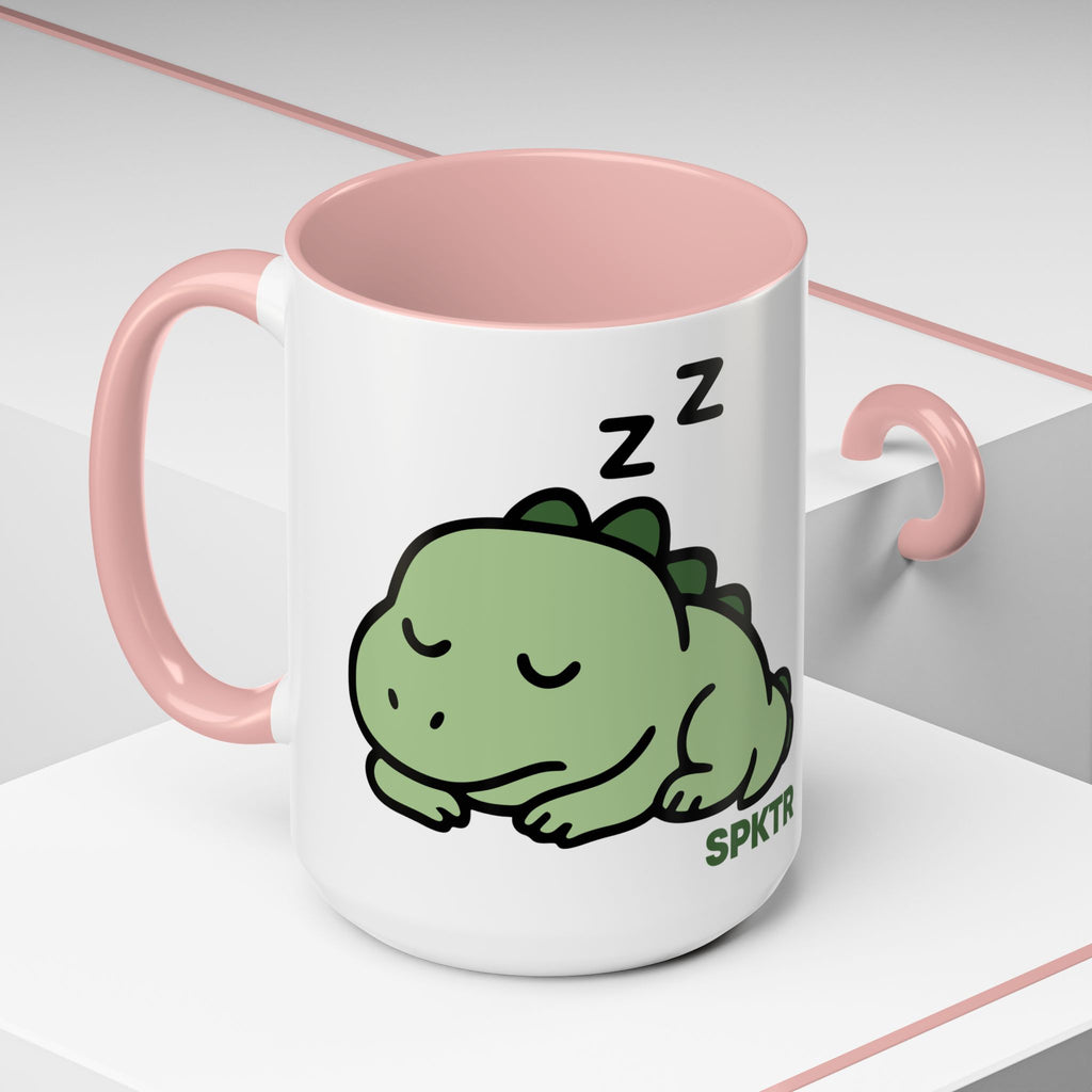 Sleepy Teeny-Rex | Accent Coffee Mug 11oz or 15oz