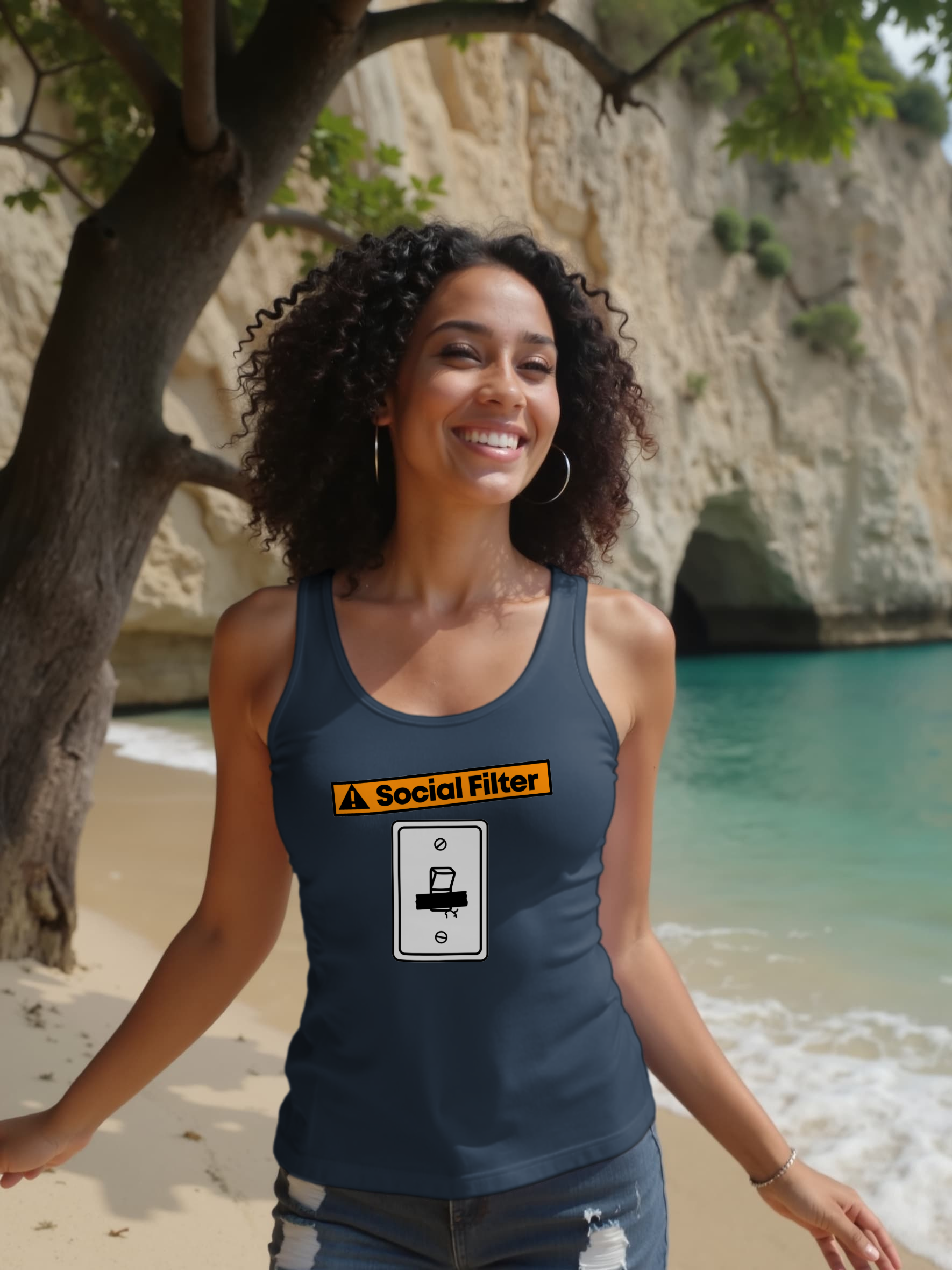 Social Filter | Women's Tank Top